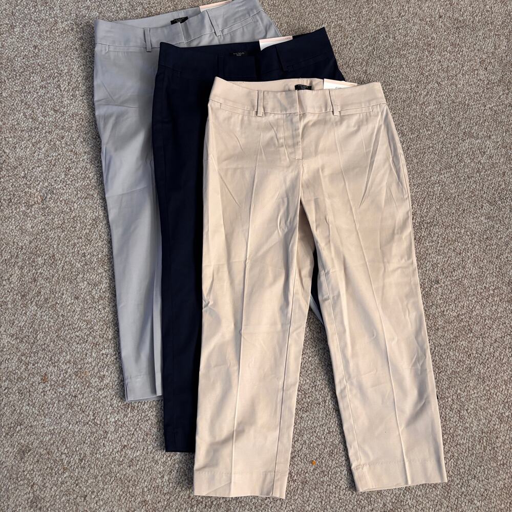 Bundle of Ann Taylor Factory Curvy Crop Pants Size 2P NWT